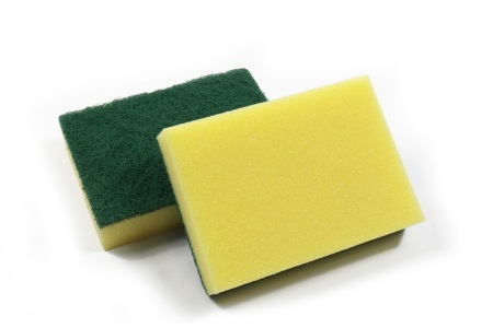 PU-Topfschwamm mit Scheuerpad