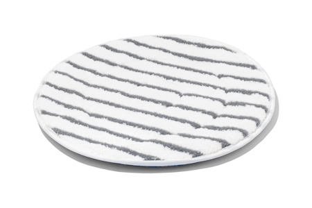 Mikrofaserpad mit grauen Streifen
