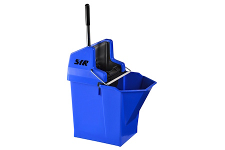 Wischeimer mit Presse blau